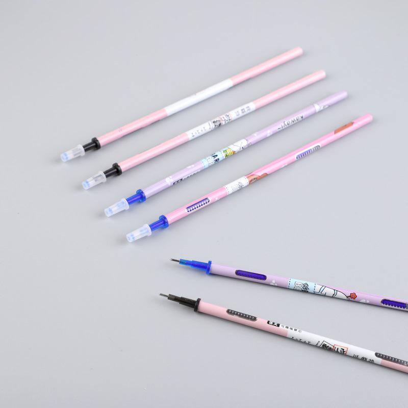 Heat-Sensitive Erasable Pen Refill, Black/Blue Crystal, 0.5mm Needle Tip