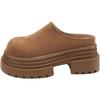 Leather Bag Head Half Slippers Women Wear Spring New Muffin Thick Sole Height Increase Small Women's Shoes
