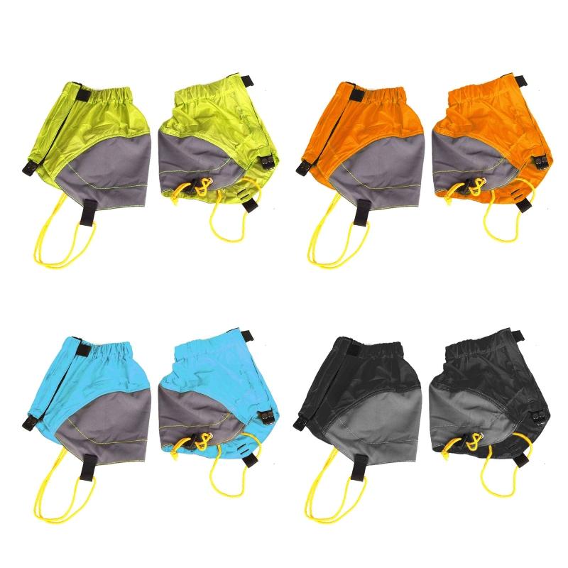 Adjustable Snow Boot Gaiters Waterproof Hiking Leg Gaiters Breathable Shoe Gaiters for Men & Women Warmer Shoes Cover