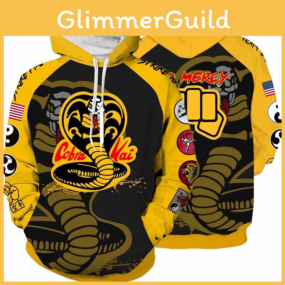 Karate Kid The Cobra Kai Hoodie 3D Animation Kleidung Cosplay Mantel Oberteile Pullover