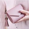 Short Tassel Wallet Women Fashion Purse Female Mini Wallets Newest Korean Students Lovely Purse Female Small Wallet For Girl