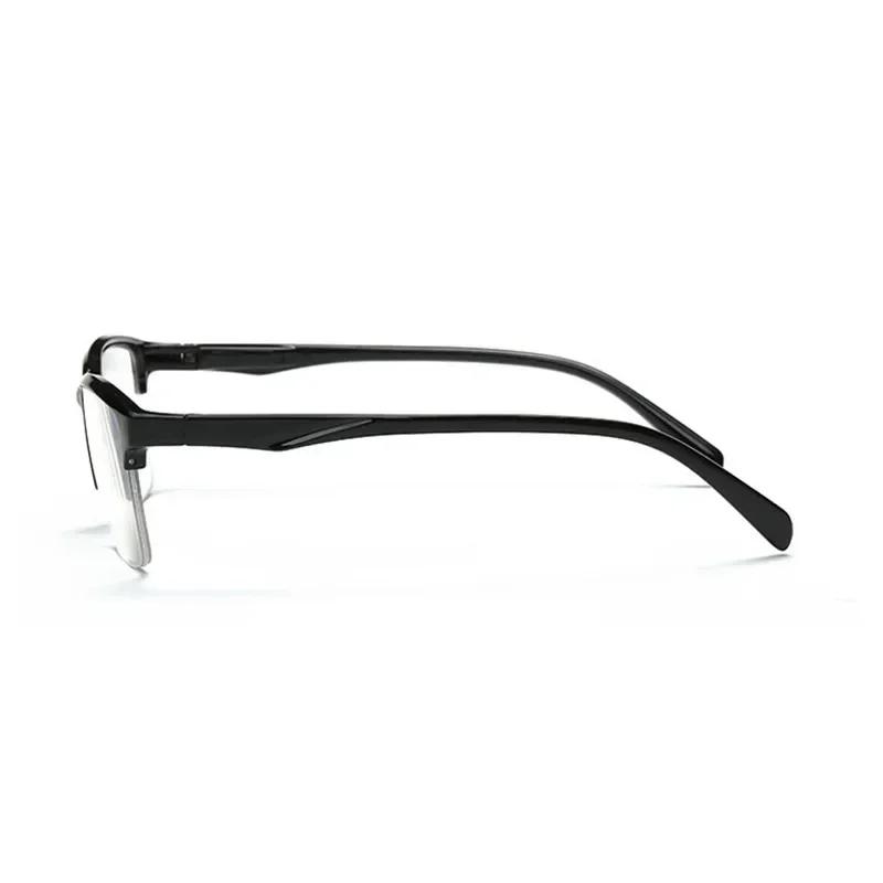 Ultralight Square Half Frame Reading Glasses Presbyopic Glasses Men Women +0.25 0.5 0.75 1 1.25 1.5 1.75 2 2.25 2.5 2.75 3