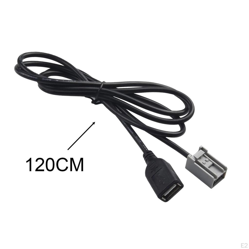Car USB AUX Cable Adapter, Audio Media Music Interface, High Performance, MP3 Interface