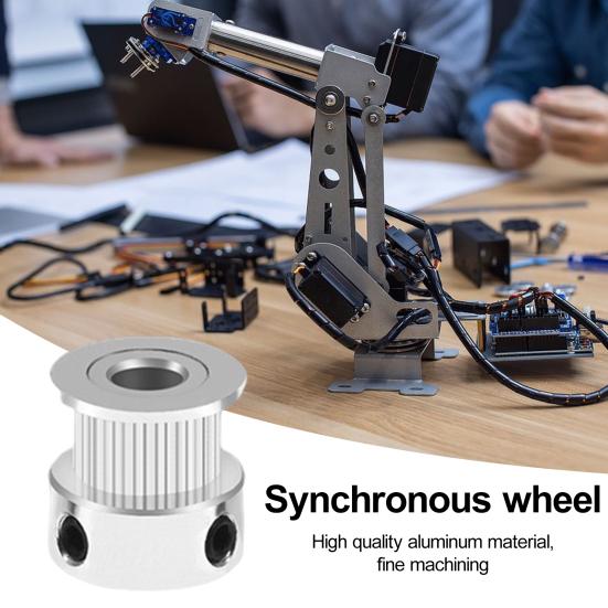5 ks GT2 rozvodová kladka 6/10 mm šířka 16/20 zubů 5 vrtání kovový rozvodový řemen Synchronní kolo Příslušenství pro 3D tiskárnu