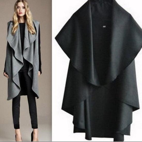 poncho wrap coat