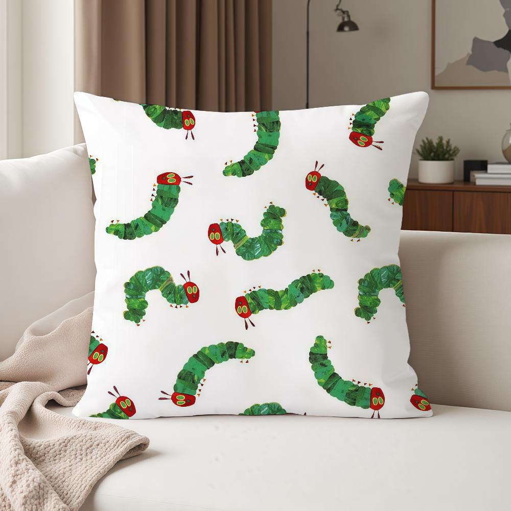 The Vvery Hhungry Caterpillar Pillow Case Suitable For Bedrooms Living Rooms Cars Home Decoration