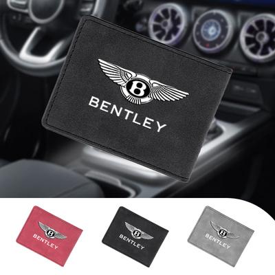 Auto Logo Rijbewaashouder Creditcard Foto Tas Accessoires voor Bentley Continental GT MULLINER Bentayga Flying Hurtling Spur