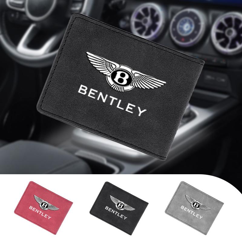 Pouzdro na řidičský průkaz s logem auta Taštička na kreditní karty a fotky Příslušenství pro Bentley Continental GT MULLINER Bentayga Flying Hurtling Spur