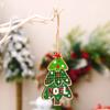 Colorful Beautiful Wooden Christmas Tree Ornaments With Santa Snowman And Elf Designs To Brighten Your Holidays