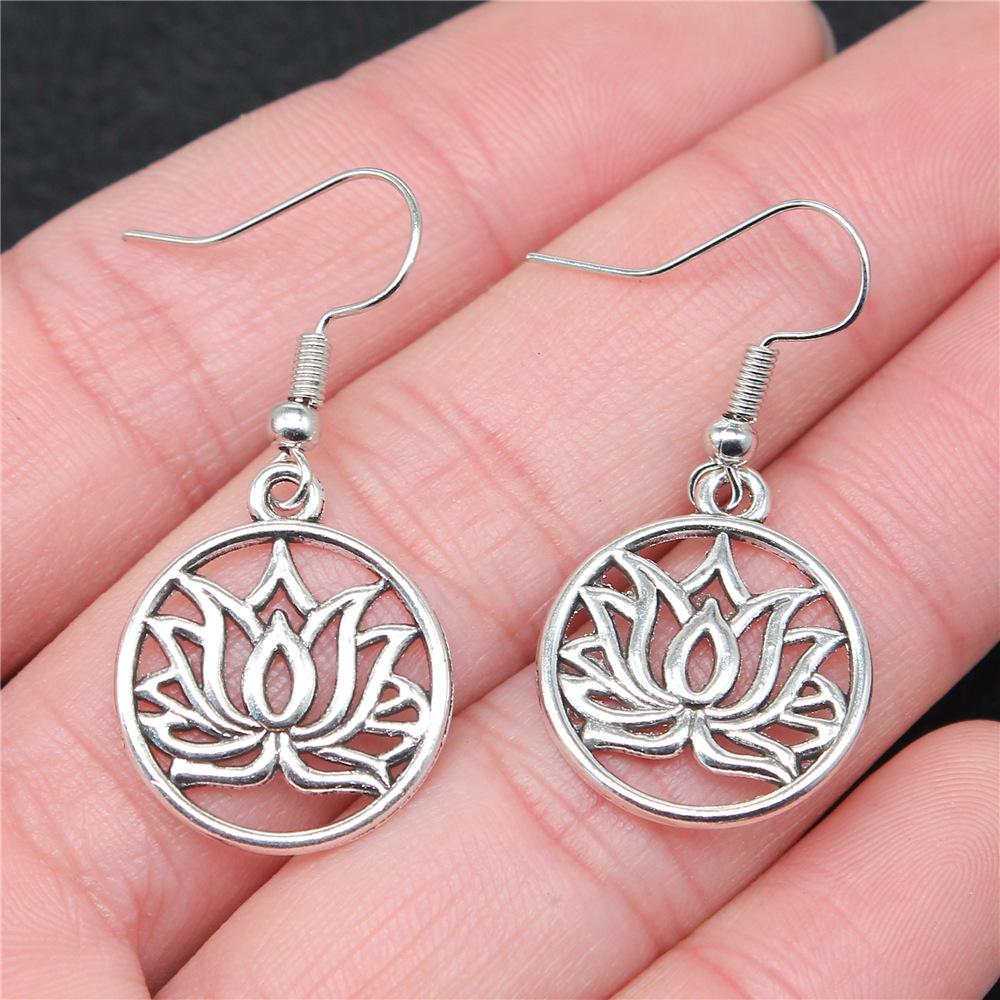 54 Styles Vintage Fashion Women Jewelry Flower Dangle Earring Drop Jewelry Accessories For Women Sunflower Rose Daisy Earrings