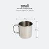 Outdoor 304 Stainless Steel Camping Mug with Handle