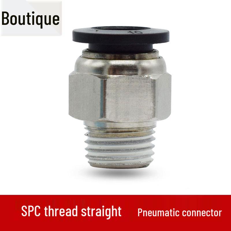 XPC SPC Quick-Coupling Threaded Straight Fitting 4-M5 6mm Air Tube 018-0210-0312-04