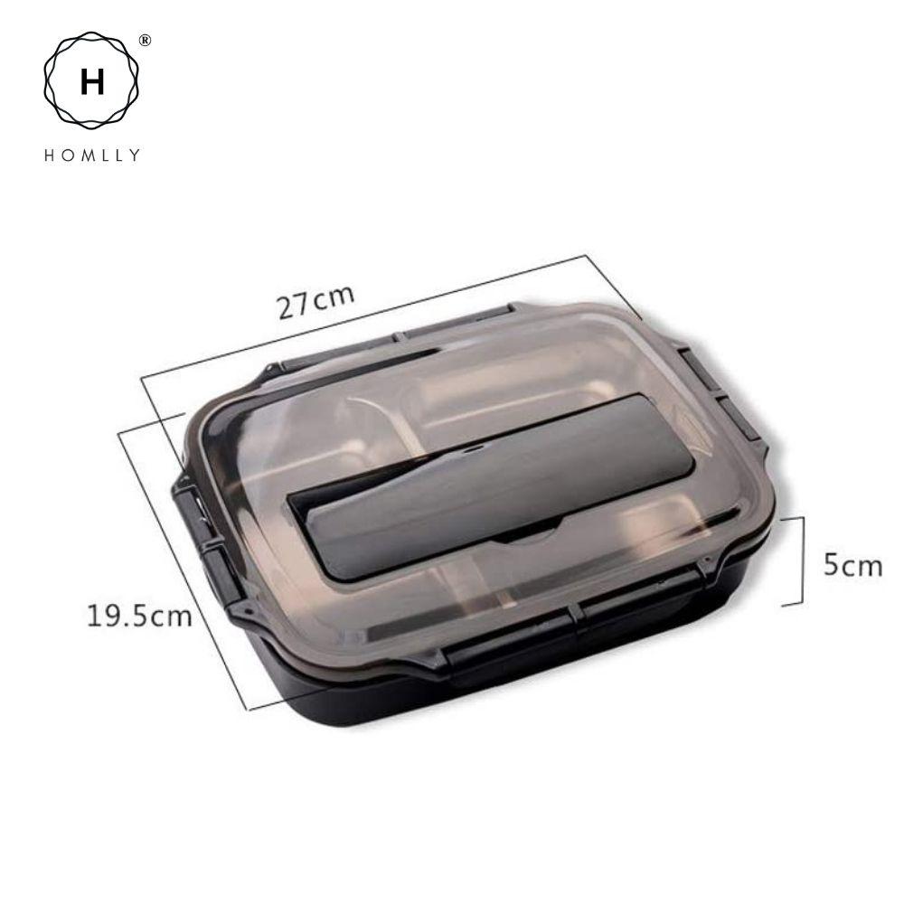 Homlly Compartment Stainless Steel Thermal Bento Lunch Box