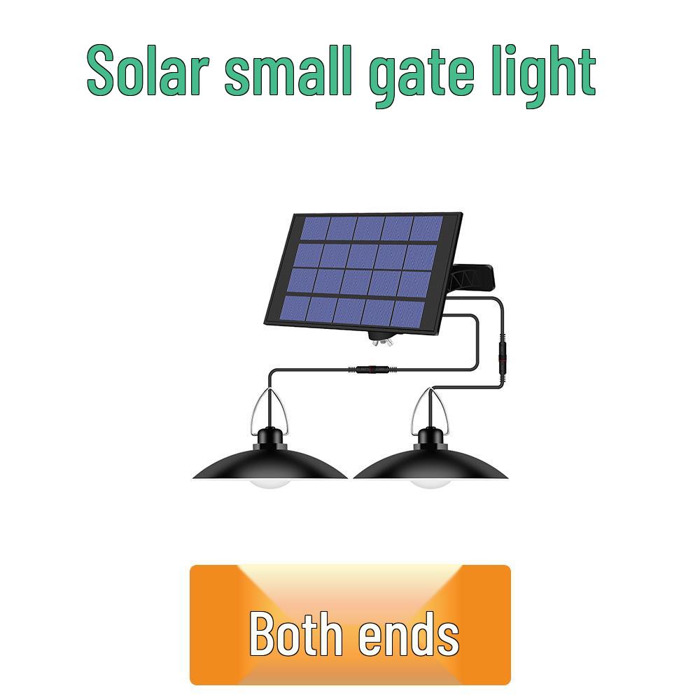Solar LED Outdoor Pendant Lights - Energy-Saving, Waterproof, One-to-Four Decorative Garden Lights for Patio