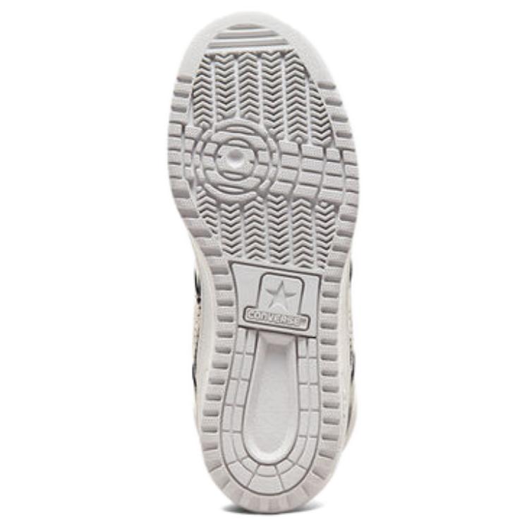 Converse Weapon Comfortable and Versatile Non-slip and Wear-resistant Mid-top Skate Shoes Unisex Blue and White