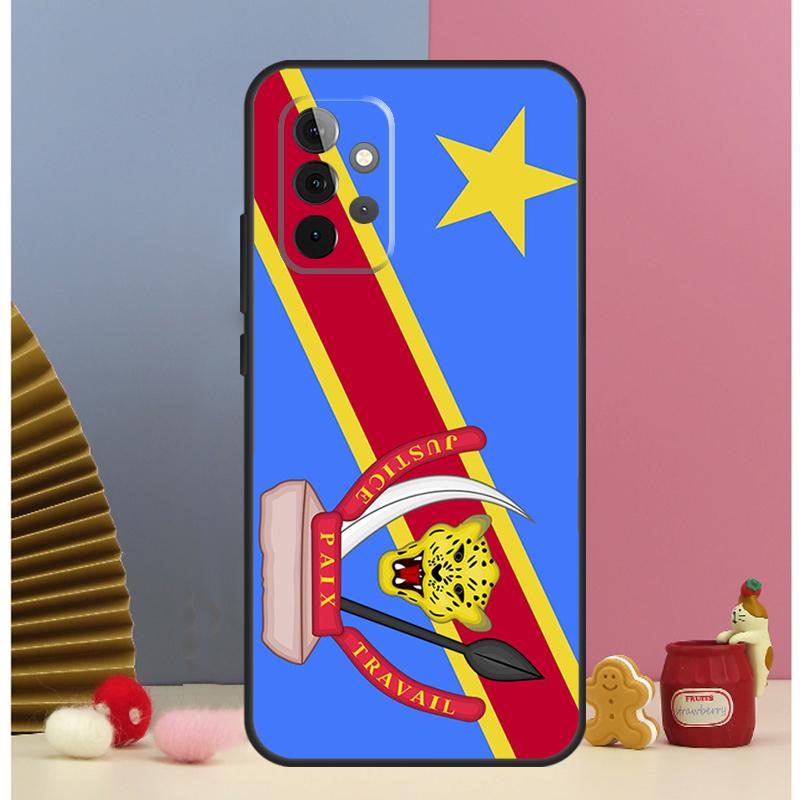 Demokratische Republik Kongo Flagge Hülle Für Samsung Galaxy A13 A33 A53 A26 A16 A36 A56 A15 A35 A55 A14 A34 A54 A12 A32 A52 A17