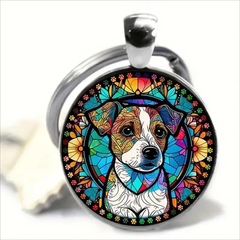 

Брелок-подвеска Badge Time Gemstone Cross Border Accessories Metal Keychain One Size