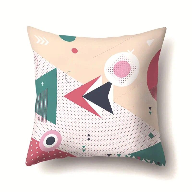 Față de pernă cu dungi geometrice Husă de pernă pentru birou Camera de zi Riding Talie