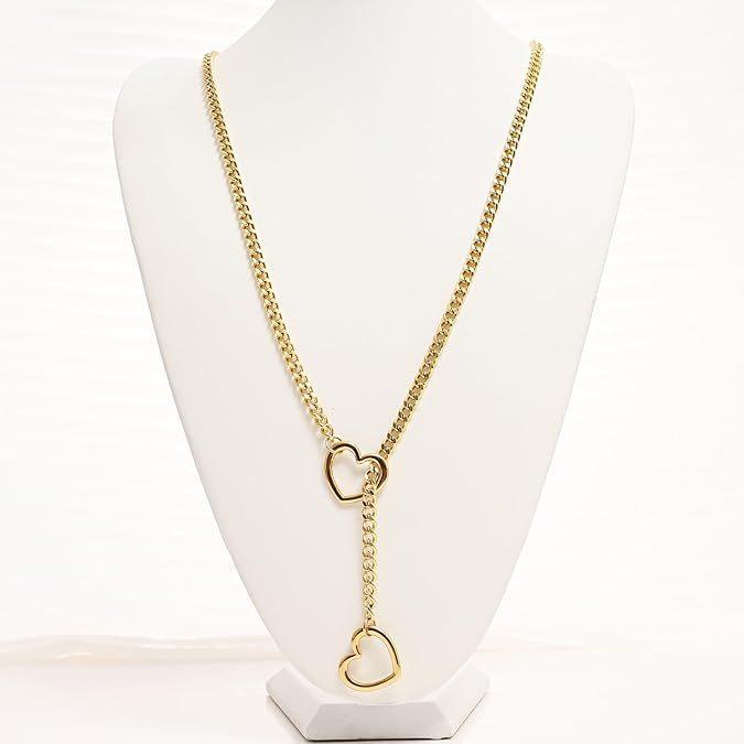 Gothic Style Alloy Heart Pendant Necklace For Men And Women Jewelry Gift