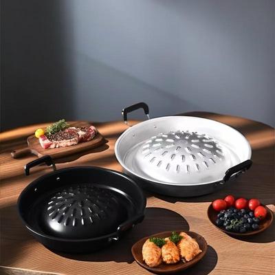 Thai Hot Pot & BBQ Non-stick Dual-use Portable Grill and Stove