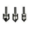 Pack Of 3 High Carbon Steel 90 Degree Countersink Drill Bits 12mm 16mm 19mm For Wood Metal And Plastic Accurate Work