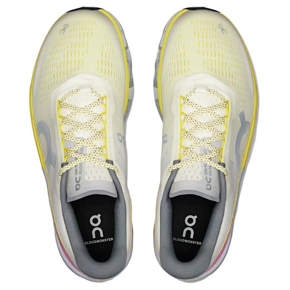 On Cloudmonster 2 Running Shoes Men's Beige Yellow Pink Sneakers 3MF31043072