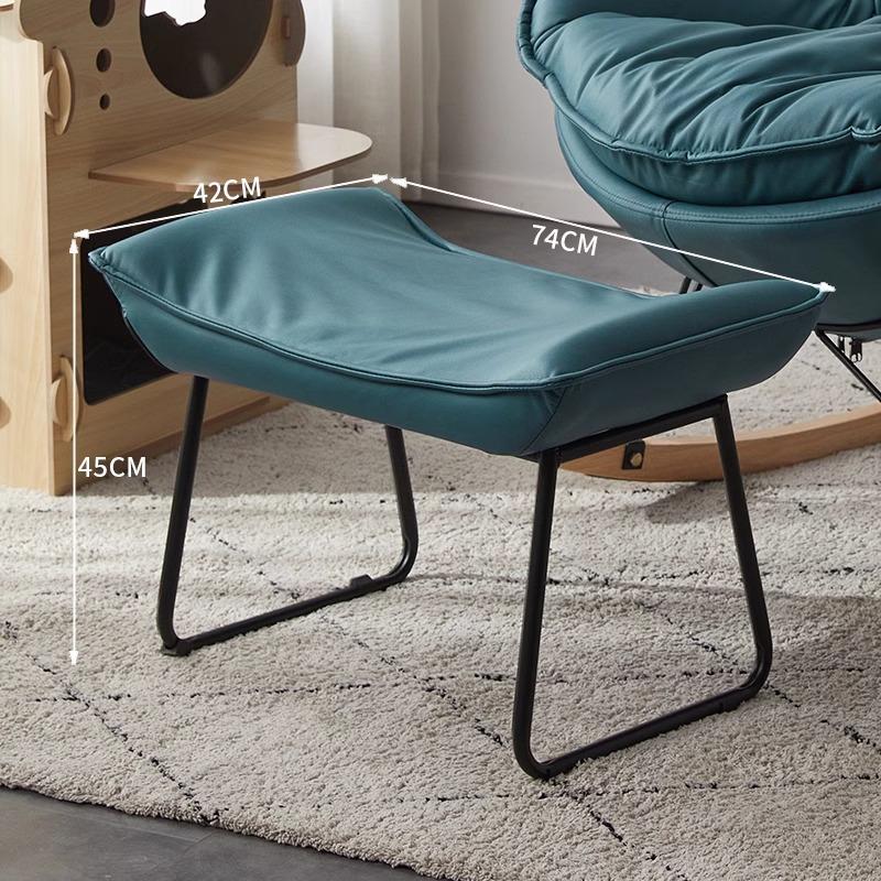 Foldable Multi-Color Footstool, Modern Entryway & Office Ottoman for Shoe Changing &Nap Support, Compact Space-Saving Home Decor