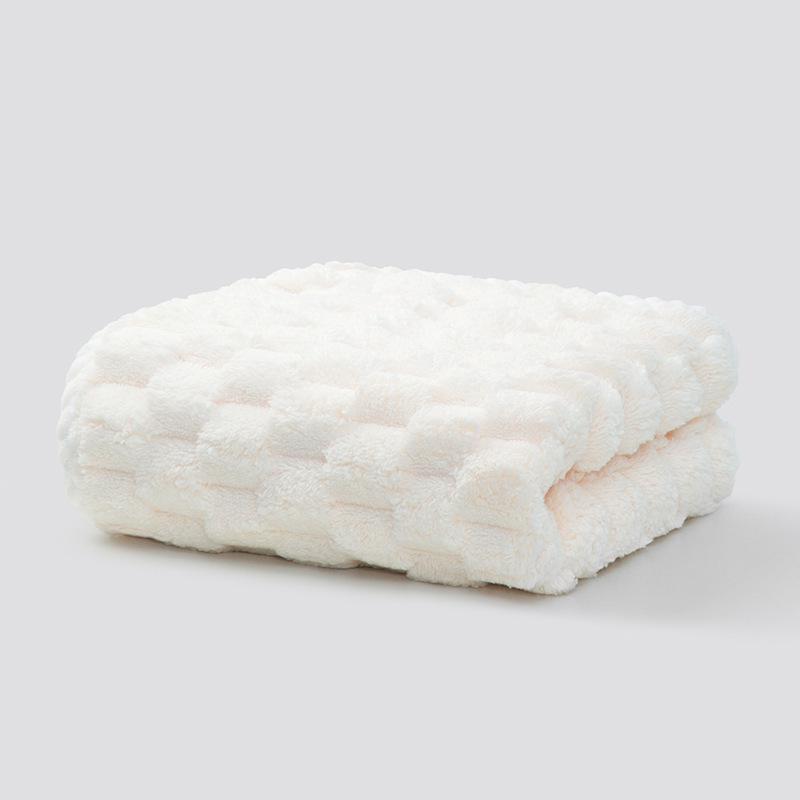 Large 90x180 Coral Fleece Soft Thickened Bath & Beach Towel