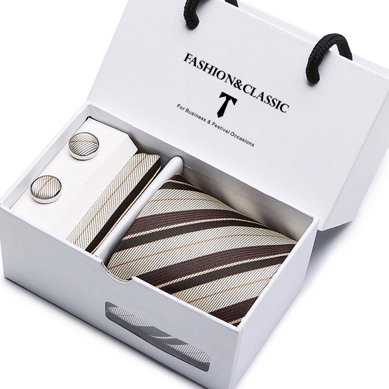 Men's 5-Piece Tie Gift Box: Formal & Wedding Attire