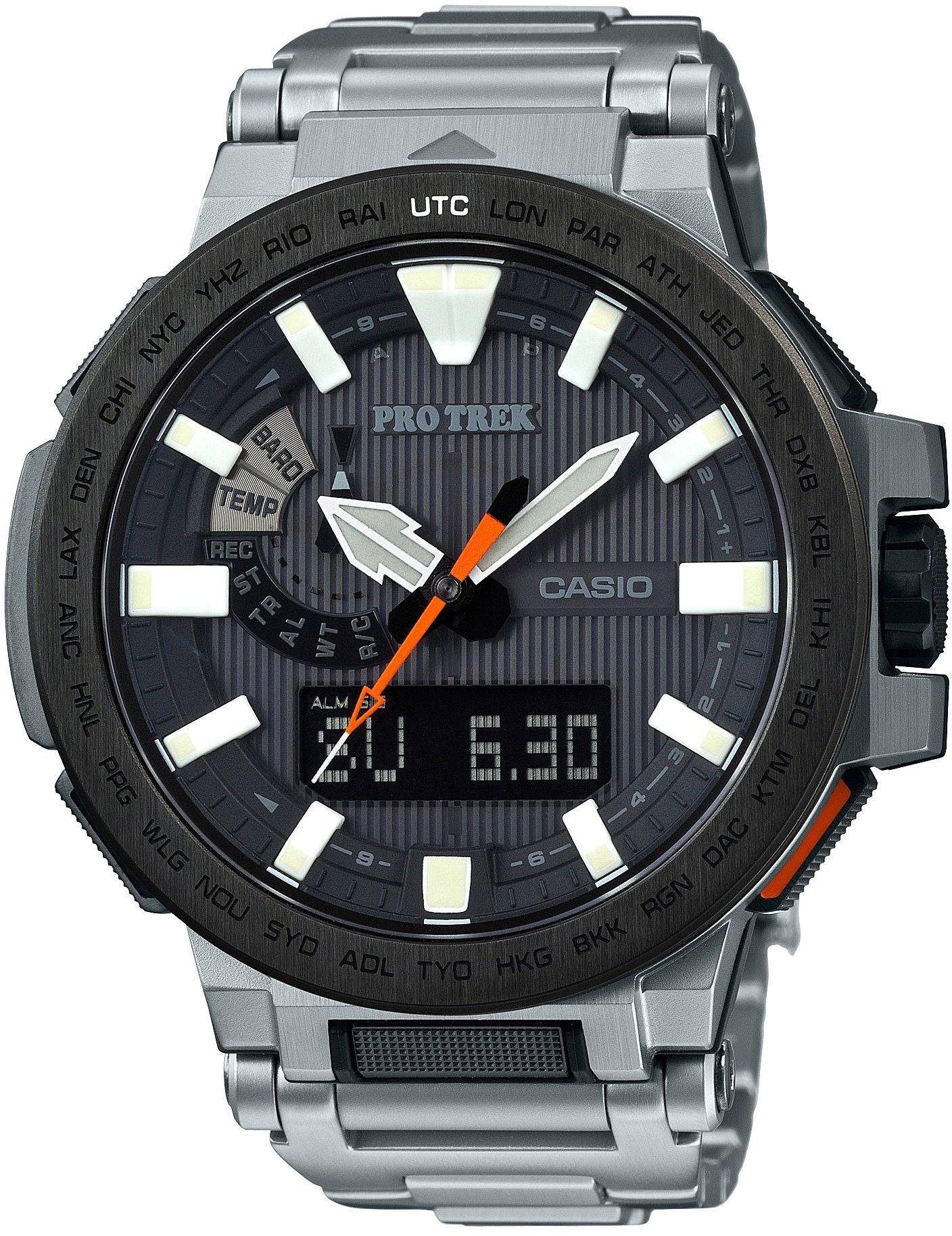 

Годинник CASIO PROTREK MANASLU Radio Solar, сумісний із 6 станціями по всьому світу [Casio] PRX-8000T-7AJF для чоловіків