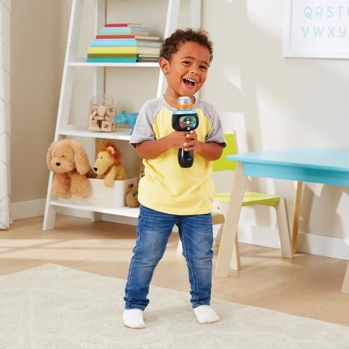 Microphone pour enfant - vtech - super micro magic'fun - bluetooth et effets sonores