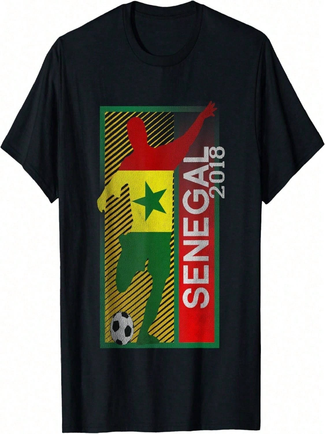 2018 Football Cup T-Shirt Senegal S разноцветный