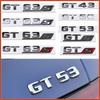 S Badge Letter Emblem Styling 3D ABS Rear Trunk Sticker Silver Black Red For Mercedes-Benz GT GTS GT63S GT43 GT50 GT53 GT63