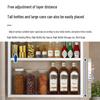 Adjustable Wall-Mounted Kitchen Storage Rack