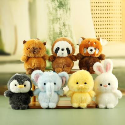 Adorable Pet Palm Plush Bear & Sheep Keychain Pendant