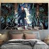 Jujutsu Kaisen Cartoon Backdrop Anime Character Kids Boys Birthday Party Decor Baby Shower Photo Background Props Supplies