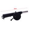 Outdoor Cooking BBQ Fan Air Blower For Barbecue Fire Bellows Hand Crank Tool For Picnic Camping