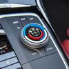 Autocollant Bouton Bouton de Commande Multimédia Voiture Fibre de Carbone Pour Toutes les BMW Série 5 G30 G20 F10 F30 G01 G02 G05 G06 G11 F15 3GT X3 X4 X5