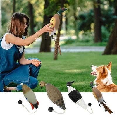 Entenstoßfänger Spielzeug Hund Retriever Outdoor Trainingsspielzeug Hundetrainingszubehör Entenspielzeug für Hunde Simulation Tierförmig