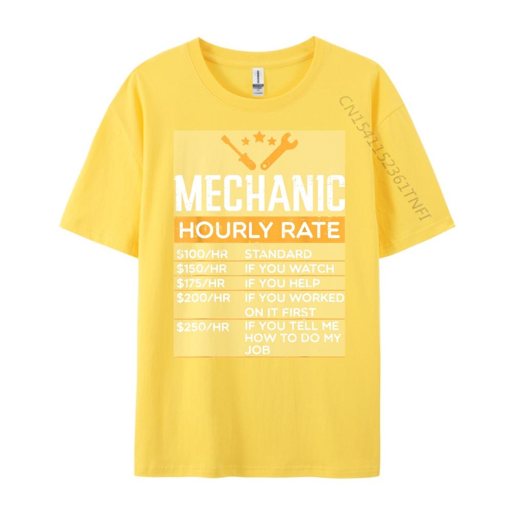 Mechanic Hourly Rate Funny Labor Rates Men Women Kids Boys Luxury Designer Mens T Shirt Street