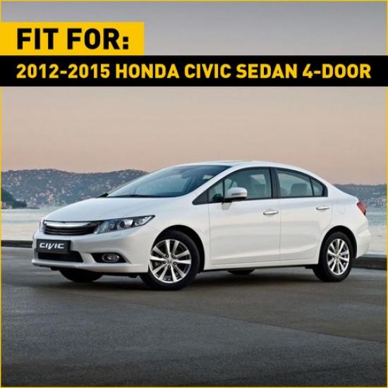 Bracket For Bumper 2012-2015 Civic Honda Set Of 2 Front & Left Right Driver Side