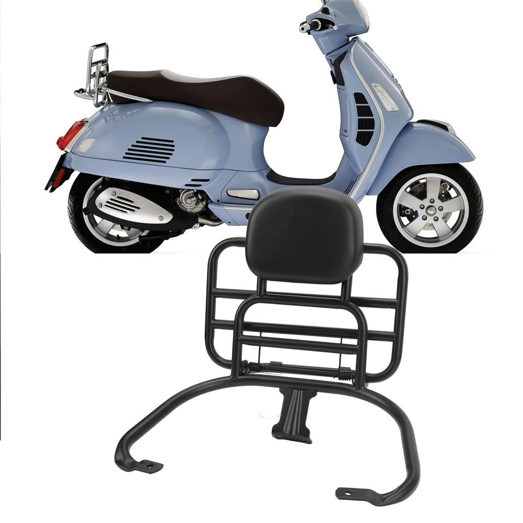 Luggage Carrier Bracket Rear Luggage Carrier Rack with Backrest Cushion Fit for Sprint Primavera 150 Motorcycle Luggage Holder