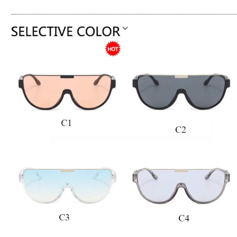Women's Sunglasses, Large-frame One-piece Sunglasses, Men's and Women's Fashion Sunglasses.