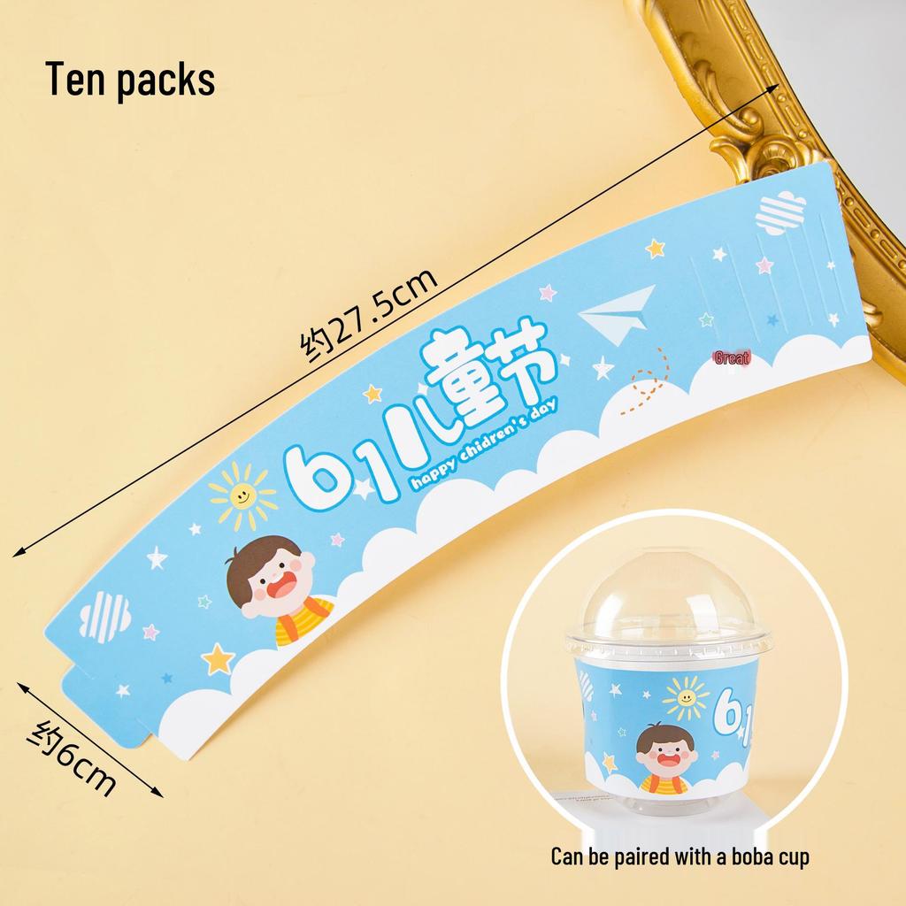 Children's Candy Box: Cartoon Cake & Bobo Cup Decoration for Boys and Girls