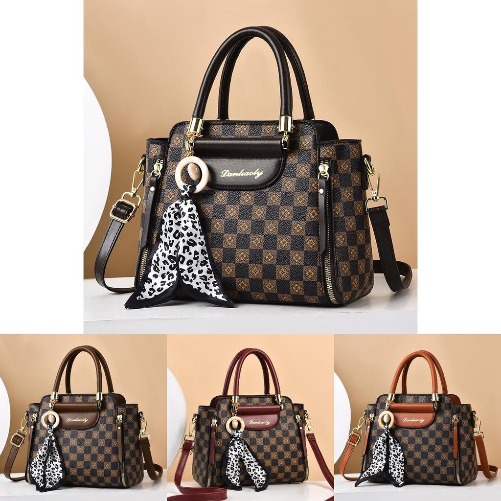 Chic Quilted Bucket Bag For Women Spacious And Stylish Pu Tote With Versatile Design