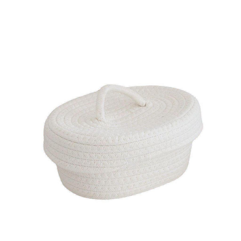Desktop Dustproof Cotton Storage Box for Phones, Cosmetics, Snacks, Needle & Thread