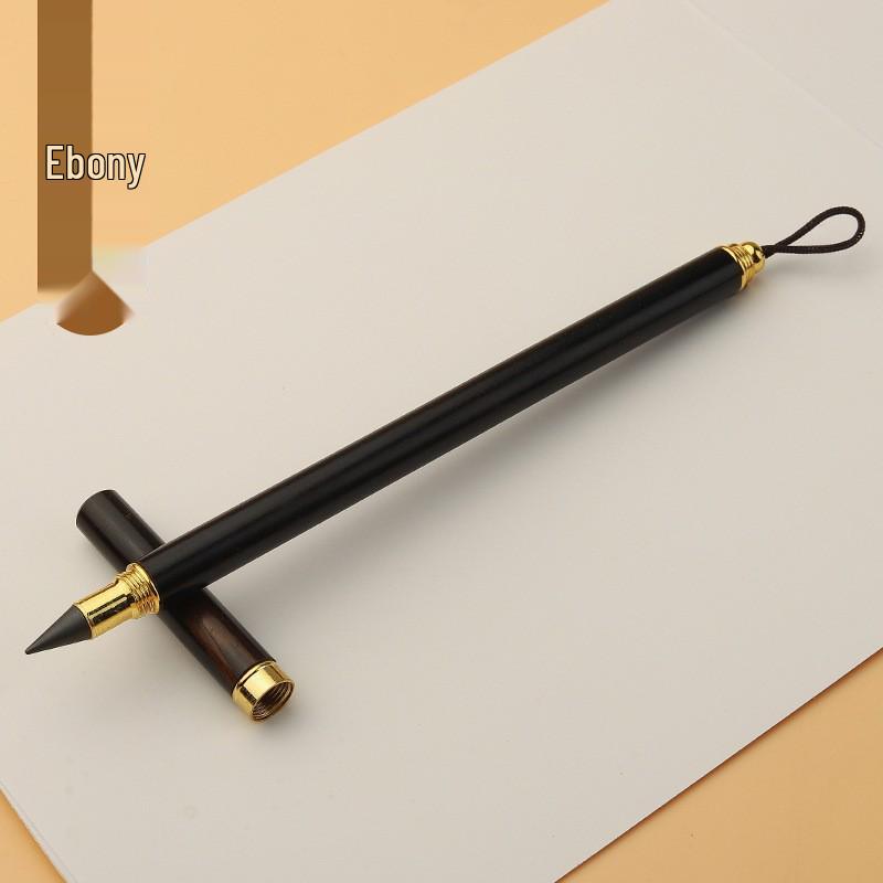 Black Tech Eternal Pencil: No Sharpening, No Ink, Break-Resistant Lead, Posture-Correcting Drawing Tool