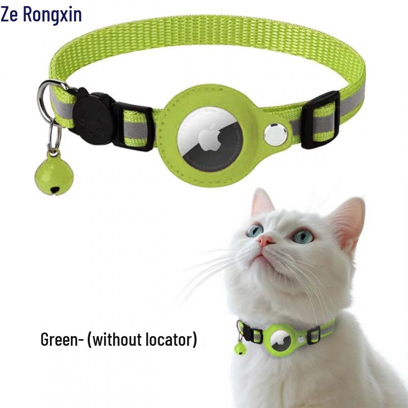 Cross-Border Pet Supplies: Airtag Tracker Collar with Anti-Lost Cat Bell