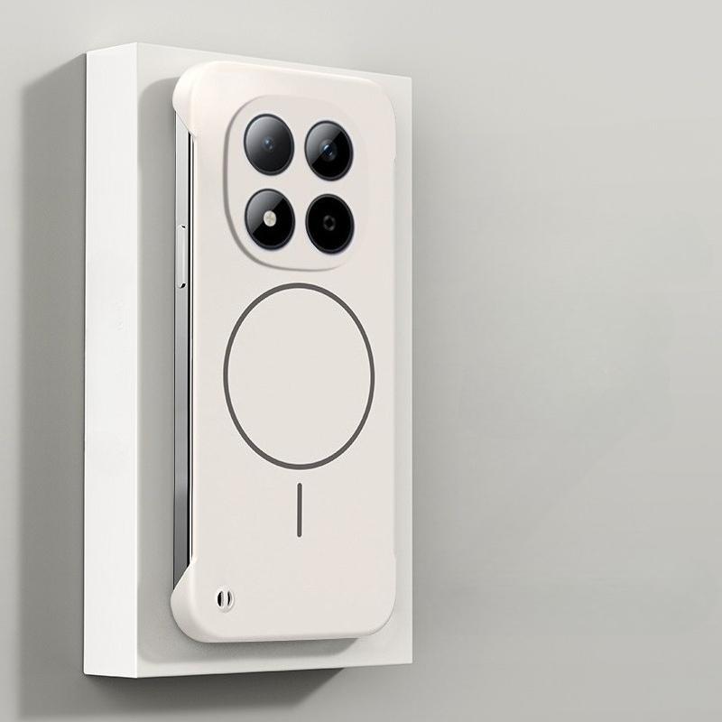 Ultra Thin Frameless Magnetic Case For Xiaomi Redmi Note 15 14 Pro Plus Note 13 5G Note 12Pro Magsafe Hard PC Matte Cover Shell