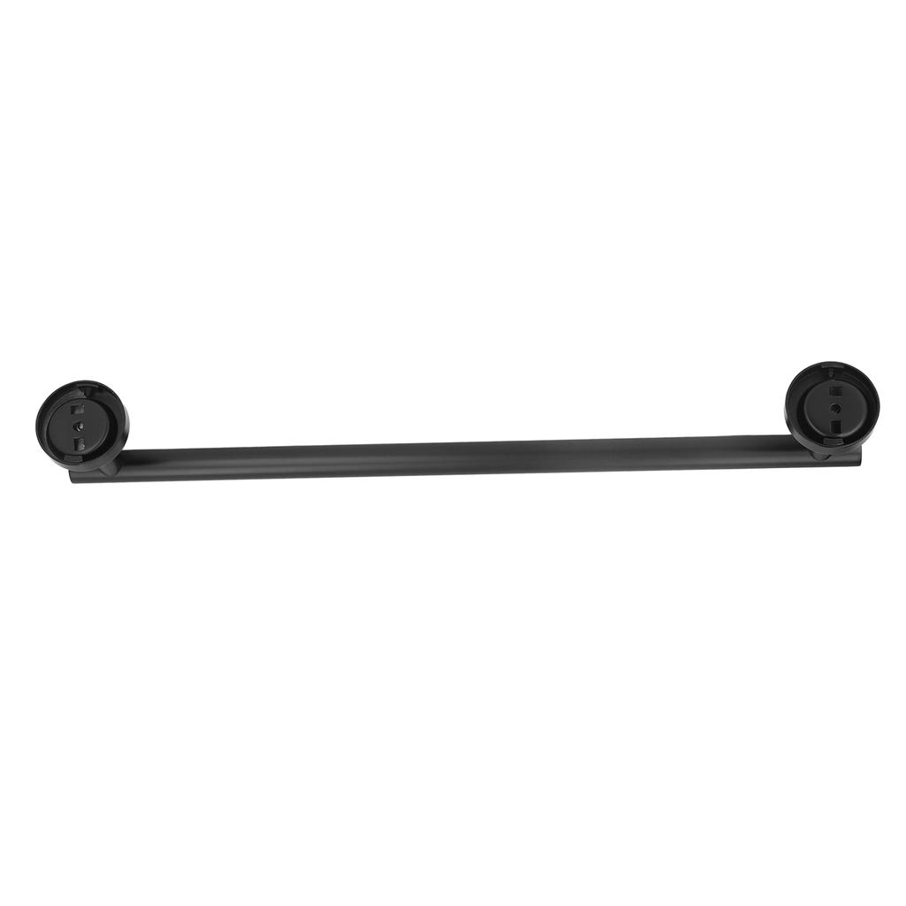 Držák na ručníky 304 Nerezová ocel 45cm Matná černá Bez hřebíků Vrtání Jednotyčový věšák na ručníky Kování